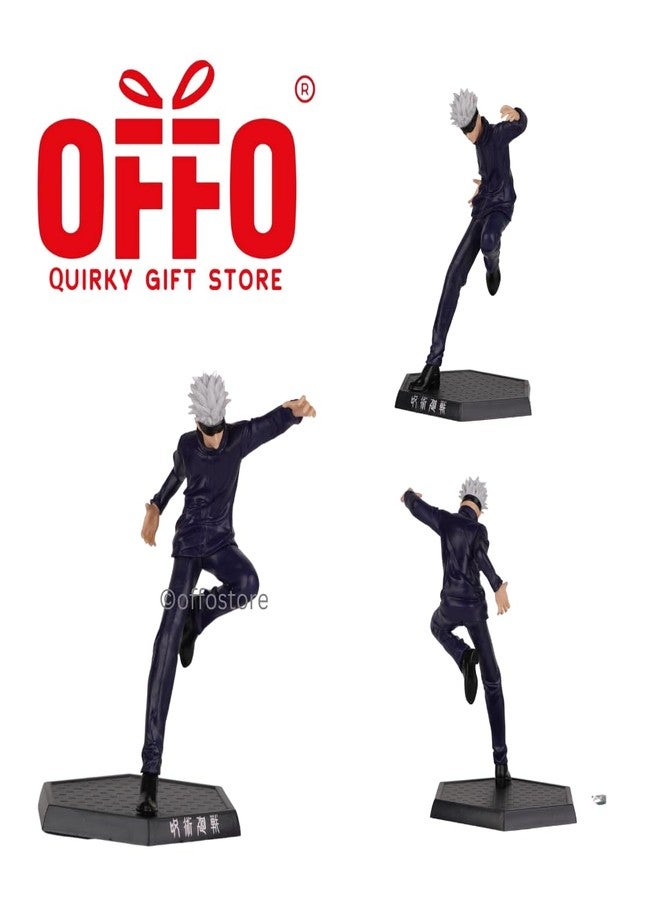 Offo مجسم أوفو غوجو ساتورو من أنمي جوجوتسو كايسن - قطعة مميزة لهواة الجمع، مثالية للعرض، الرفوف، طاولة الدراسة، أو مكتب العمل | مجسم خفيف الوزن ومتين مصنوع من مادة PVC | هدية مثالية لمحبي الأنمي وهواة الجمع - Image 4